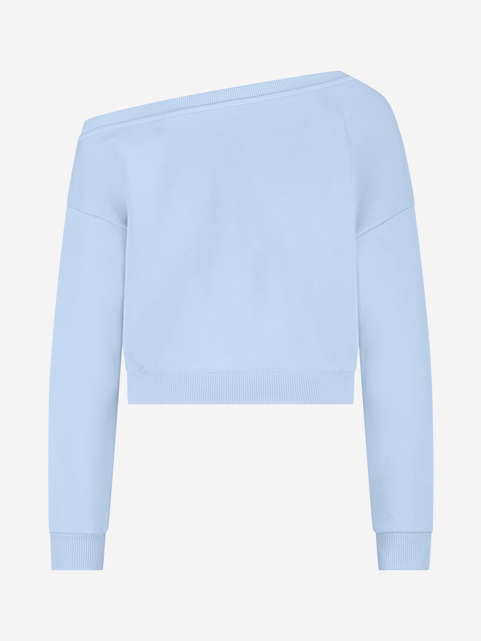 Sweater met asymmetrische hals