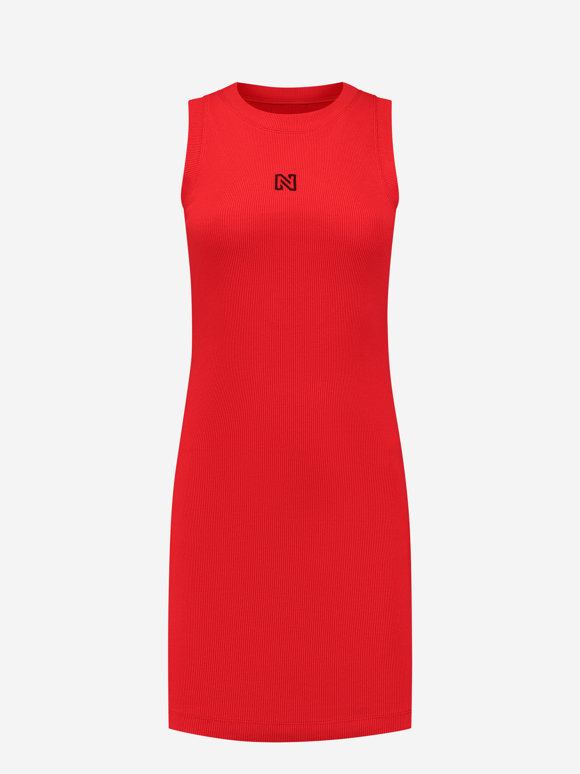 Rib Dress with open back detail