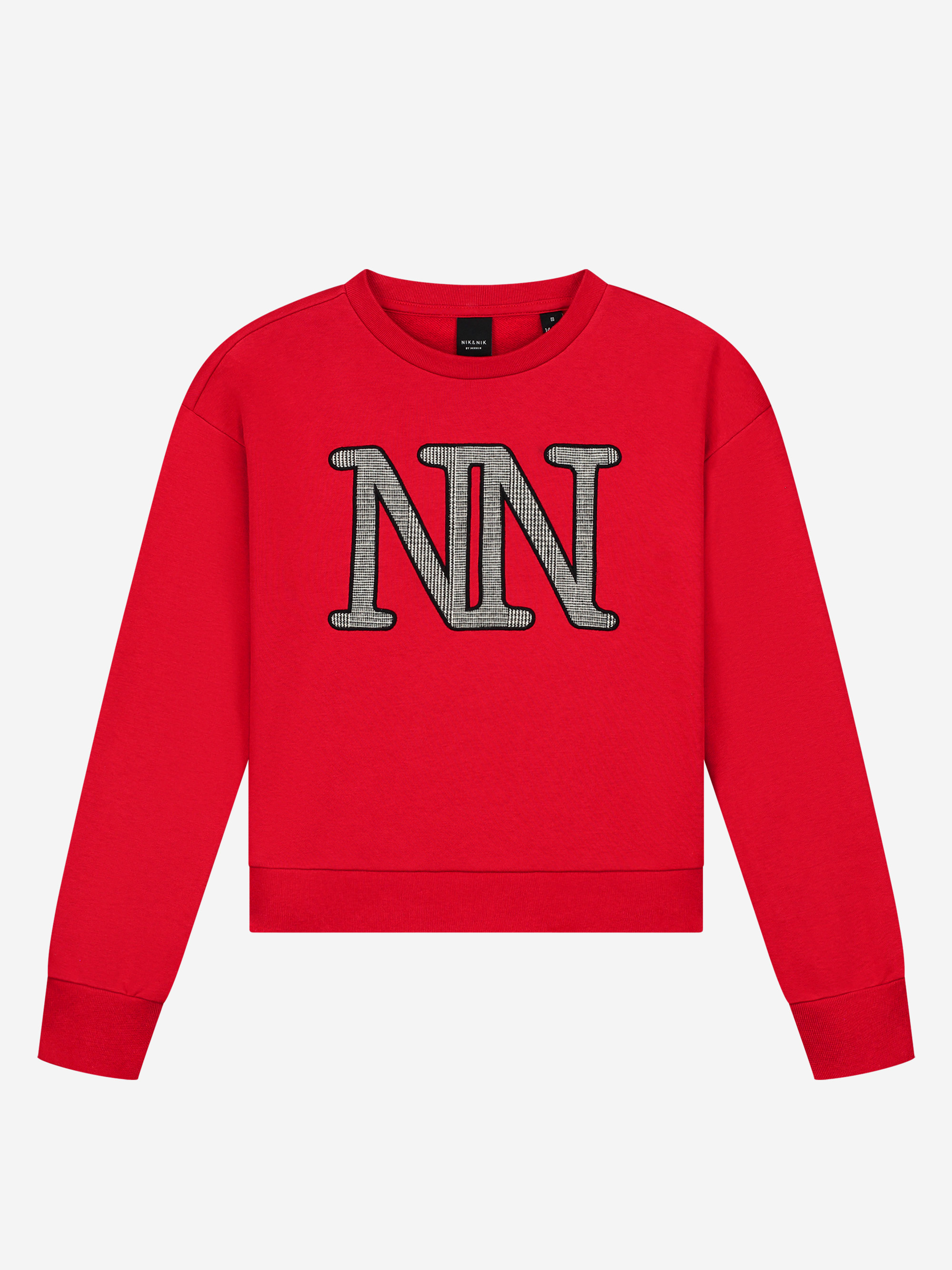 Sweater met geborduurd logo