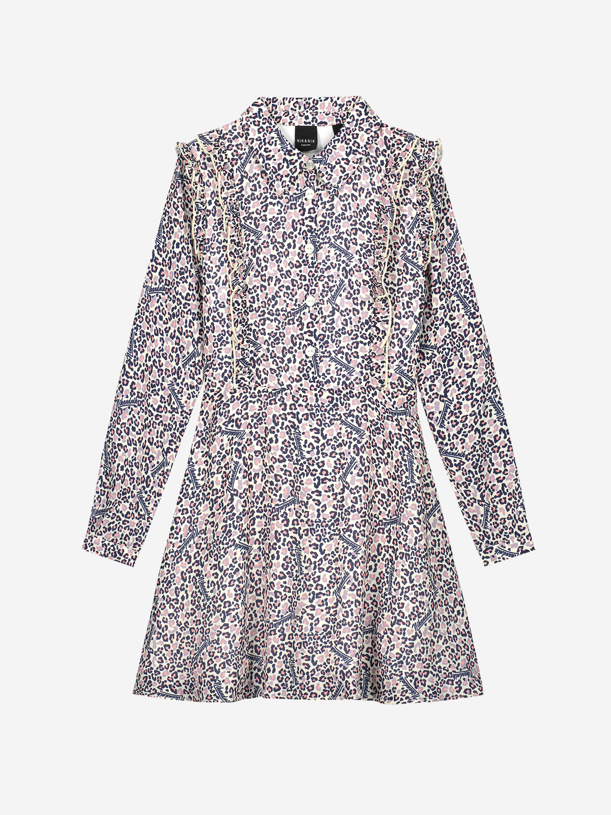 Jurk met all-over print