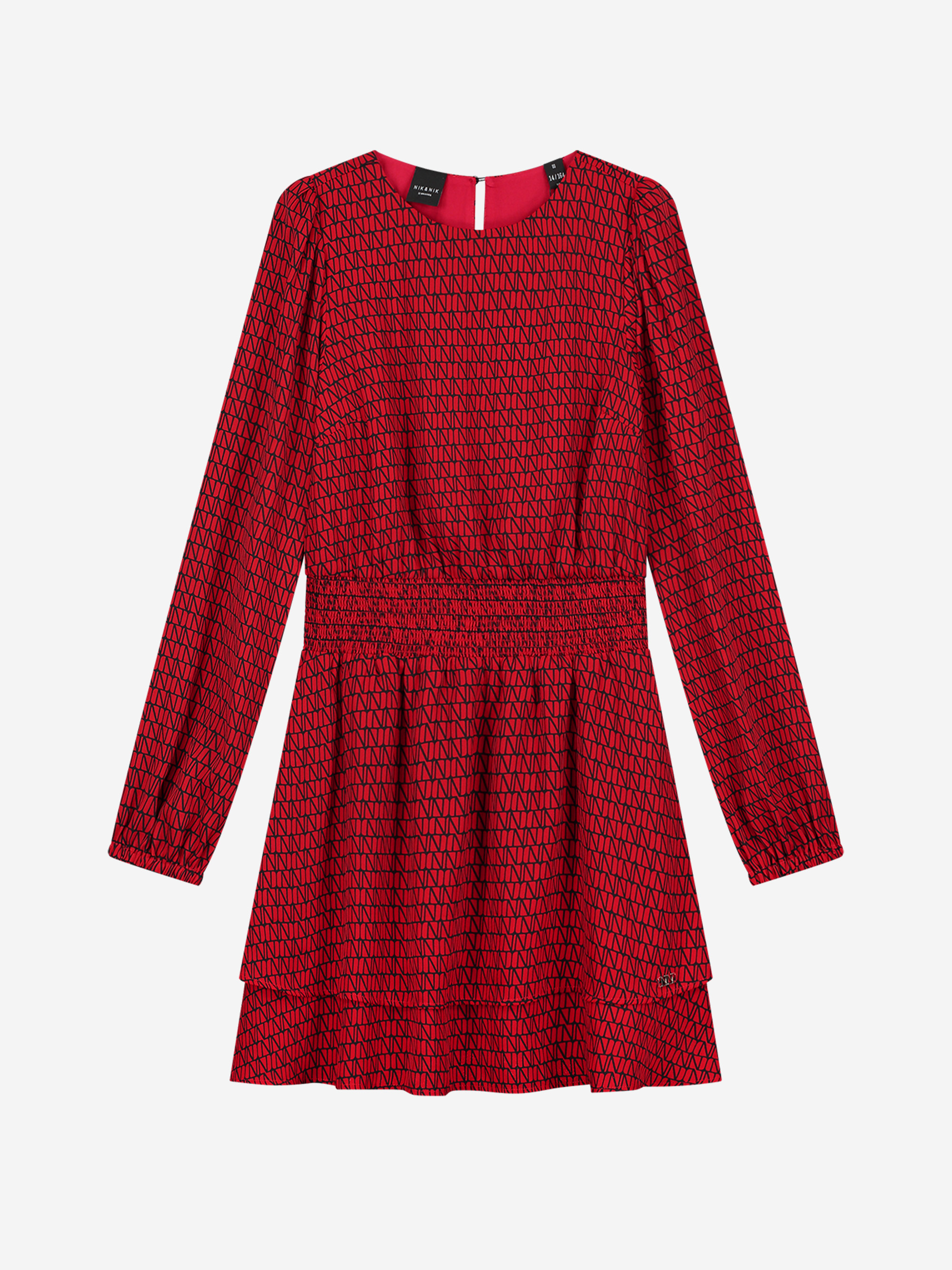 Jurk met NN-logo print
