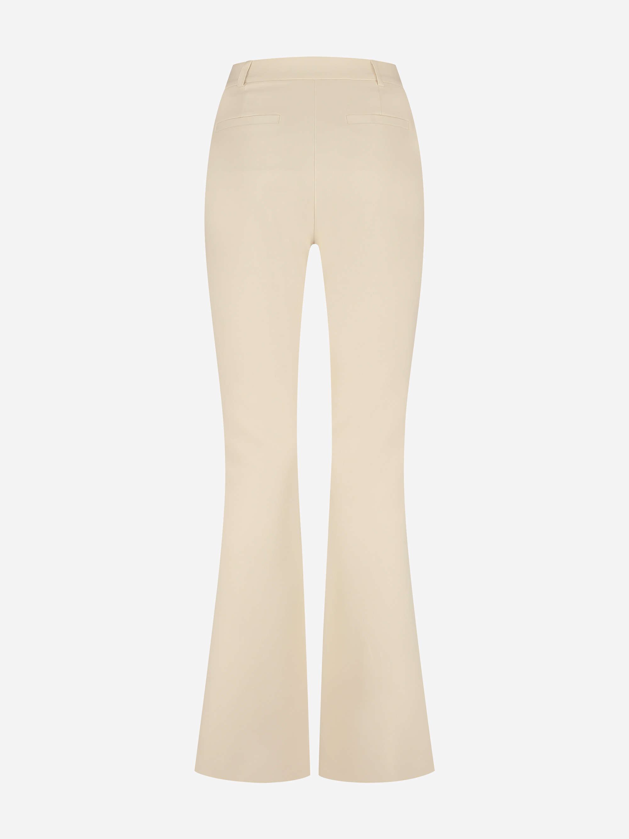 Flared trousers with high waist